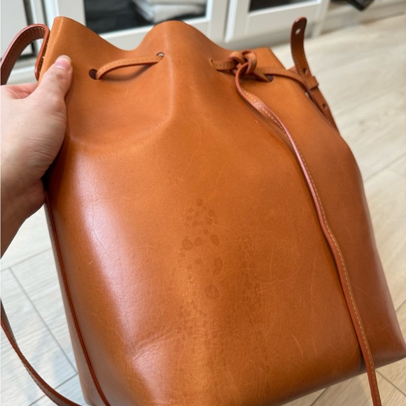 Mansur Gavriel Bucket Bag in color Camello/Rose - Picture 12 of 15